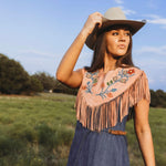 Load image into Gallery viewer, BEADED Fringe Shawl
