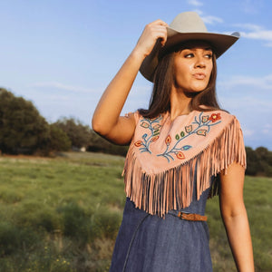 BEADED Fringe Shawl