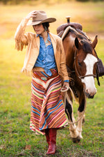 Load image into Gallery viewer, Italian Lambskin Fringe Jacket
