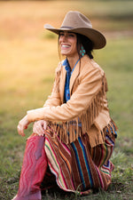 Load image into Gallery viewer, Italian Lambskin Fringe Jacket
